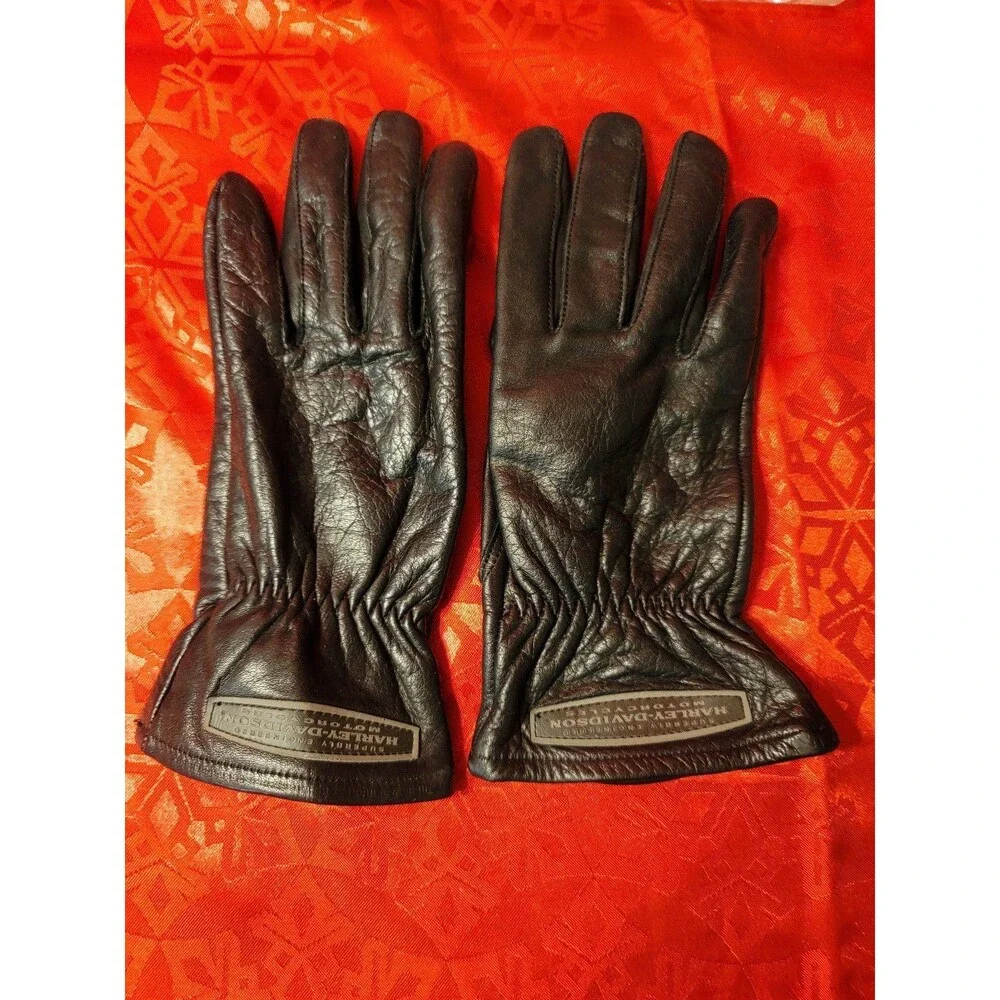 Womens Harley Davidson Riding Leather Gloves